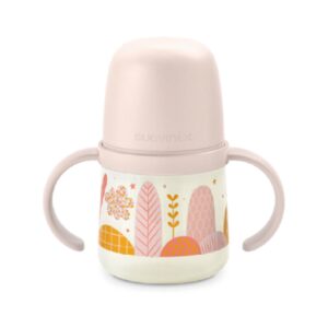 Biberón con Agarradera 150ml Rosado Bosque +6m Suavinex