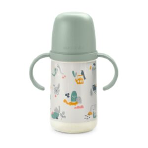 Taza Suavinex con Agarradera 270ml Antiderrame Verde Oscuro Parque +6M