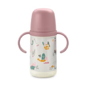 Taza Suavinex con Agarradera 270ml Antiderrame Fucsia Parque +6M