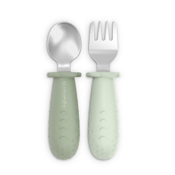 Set de Cubiertos de Aprendizaje Verde Suavinex