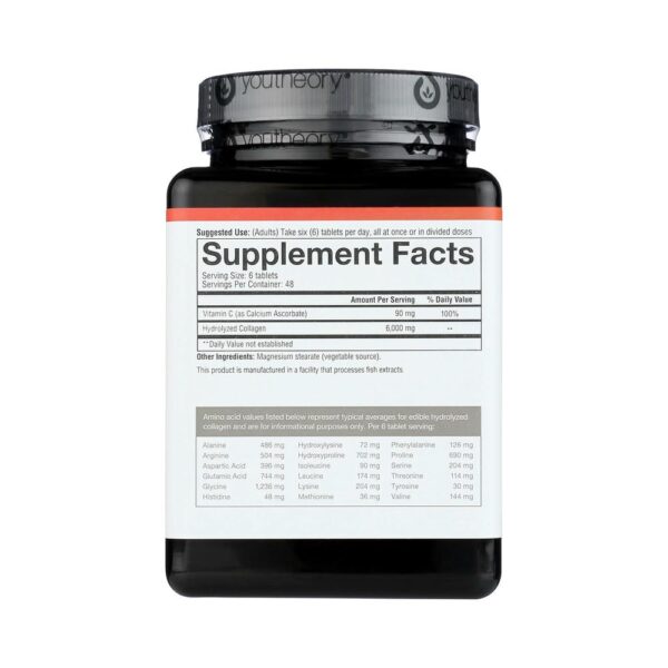 Colágeno Collagen Advance Formula Youtheory x 290 Tabletas suplemento