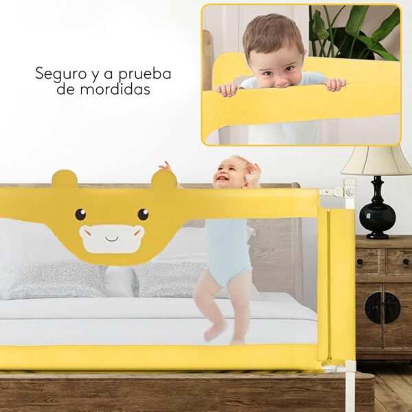 Baranda De Cama Oso Amarillo 200cm x 64cm Úpale seguro