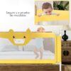 Baranda De Cama Oso Amarillo 150cm x 64cm Úpale seguro