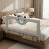 Baranda De Cama Oso Gris 150cm x 64cm Úpale uso en cama