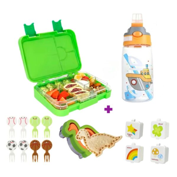 Combo Lonchera para niños 16 accesorios Nuevo