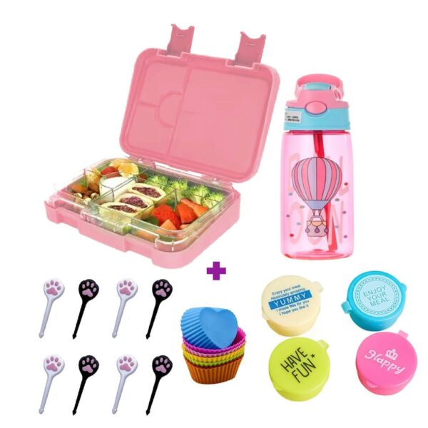 Combo Lonchera para niños 15 accesorios Nuevo
