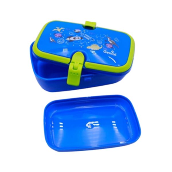 Lonchera de 2 Compartimentos Genial Azul