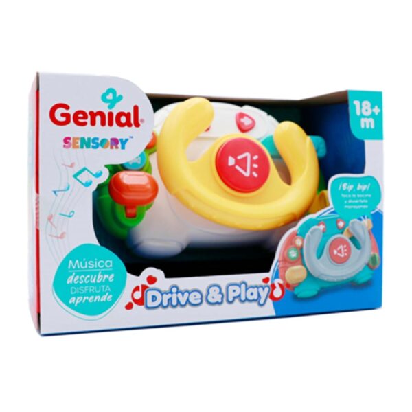 Juguete Volante Sensorial Celeste-Blanco Genial 18M cah¿ja