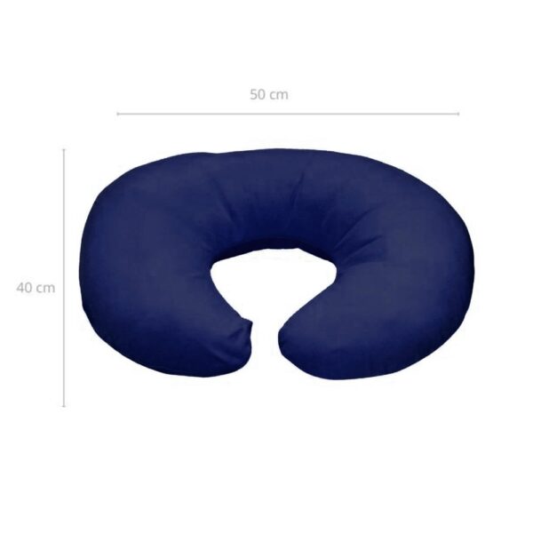 Almohada de Lactancia Azul Marino Mr & Mrs medidas