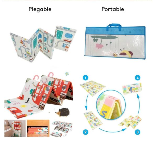 Alfombra de Gateo 180x200 London Creciendo Juntos incluye