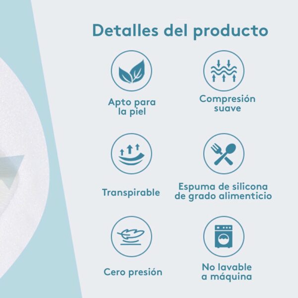 Almohada de Soporte Ortopédico Tigre Creciendo Juntos detalles