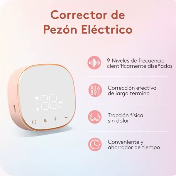 Corrector de Pezón Eléctrico Creciendo Juntos propiedades