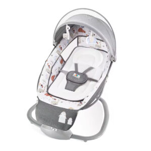 Mecedora Mastela Deluxe Gris Pinguino Creciendo Juntos