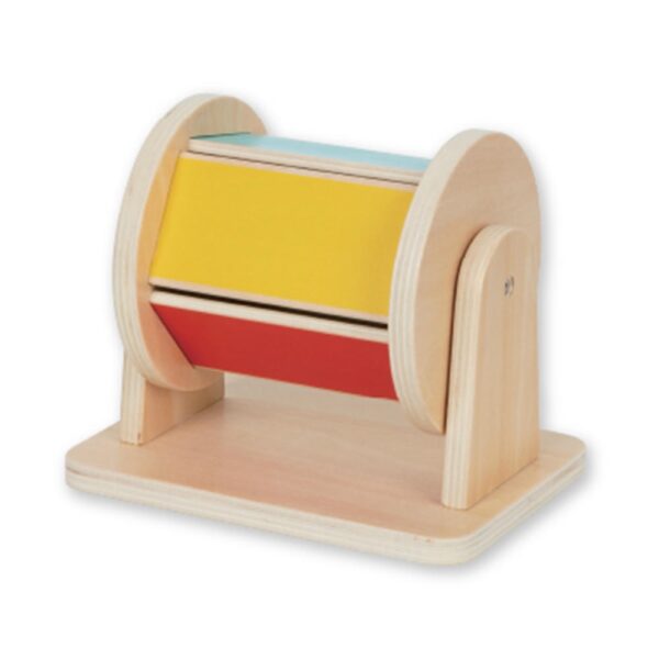 Kit Curiosidad 5-6 Meses pieza giratoria madera