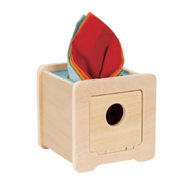 Kit Curiosidad 5-6 Meses dispensador pañoletas de tela