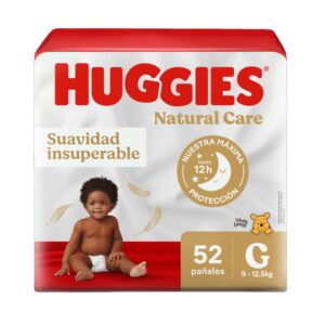 Pañal Huggies Natural Care G x 52