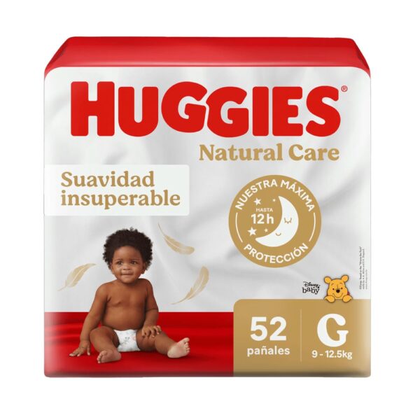 Pañal Huggies Natural Care G x 52