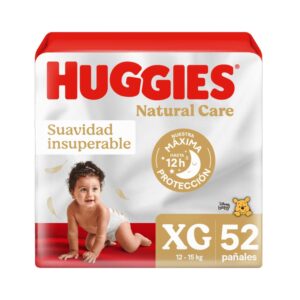 Pañal Huggies Natural Care XG x 52