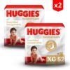 Pañal Huggies Natural Care XG x 52 combo x2