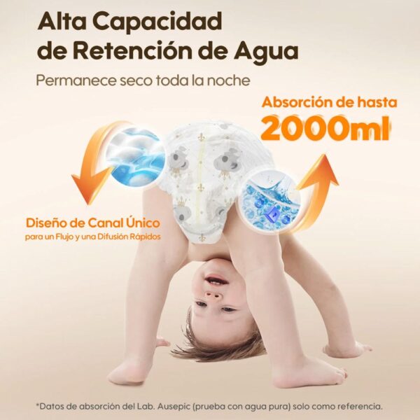Pañal Aiwibi Pants Ultimate Comfort L x 44 (9 -14Kg) capacidad