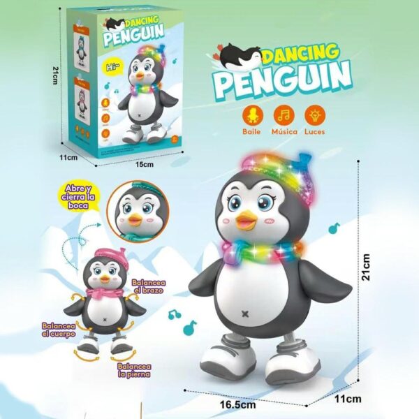 Juguete Pinguino Bailarín Prime medidas