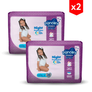 Pañales Panolini Expansive Pants XXXL x 28 (16kg) combo x2