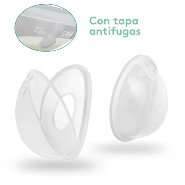 Concha Recolectora De Leche x 1 unidad Úpale tapa antifugas