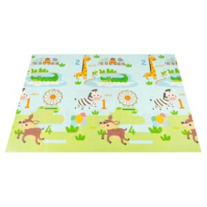 Alfombra de Gateo 200x180 Safari Números Gancibaby