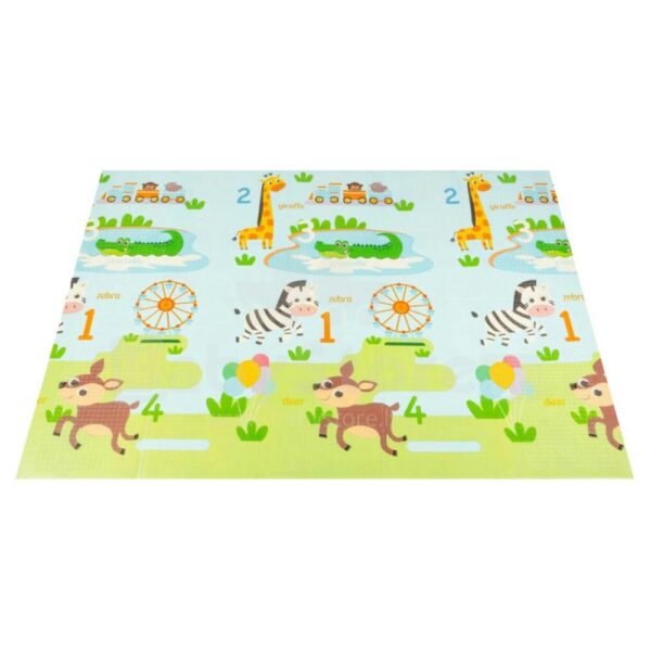 Alfombra de Gateo 200x180 Safari Números Gancibaby