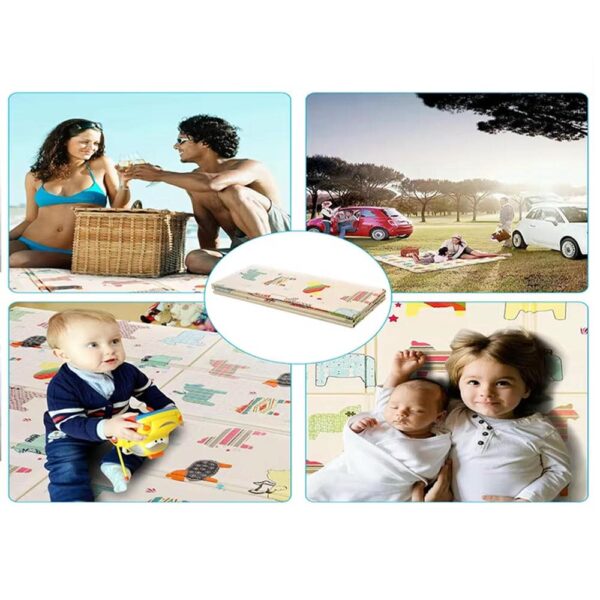 Alfombra de Gateo 200x180 Safari Números Gancibaby usos