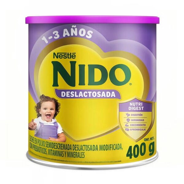 NIDO® 1+ Leche Deslactosada Lata x 400g
