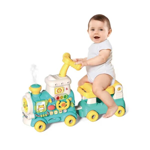 Caminador Trencito Turquesa Koko Baby uso bebé