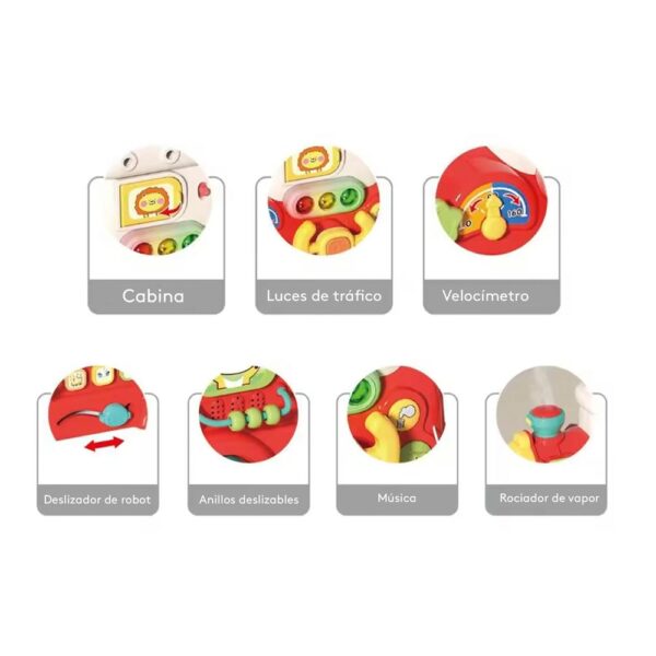 Caminador Trencito Naranja Koko Baby partes de juego