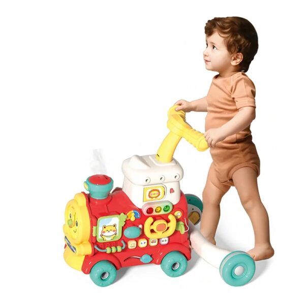 Caminador Trencito Naranja Koko Baby niño uso