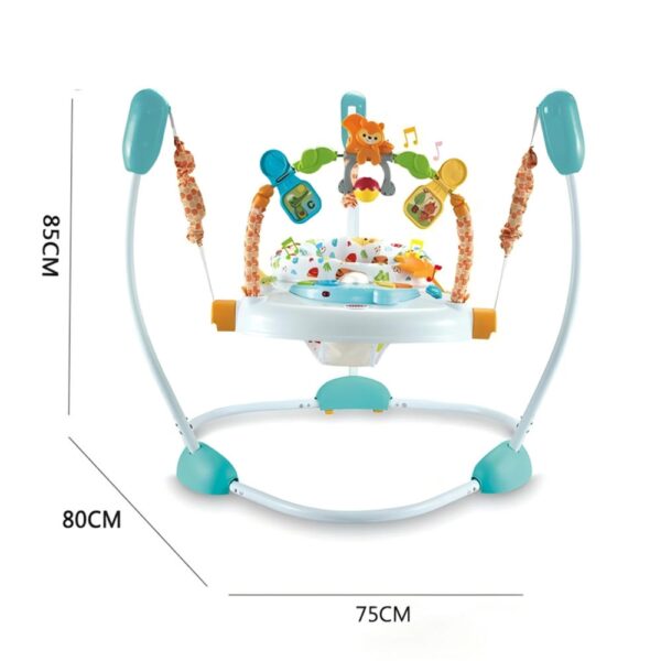 Saltarín con Actividades Turquesa Koko Baby medidas
