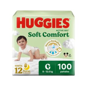 Pañales Huggies Active Sec Etapa 3/G Más Comodidad y Absorción 100U nueva imagen