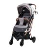 Coche Maleta Sunny Gris Claro Ebaby vista 3/4