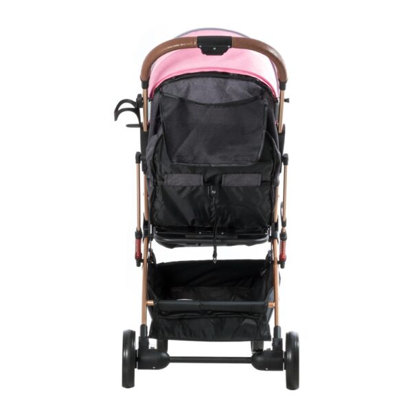 Coche Maleta Sunny Rosado Ebaby vista lateral