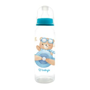 Biberón Babys 8 Oz Estampado Oso Celeste nuevo diseño