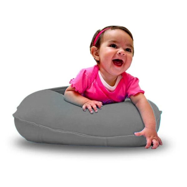 Almohada De Soporte Kunga Gris boca arriba