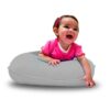 Almohada De Soporte Kunga Gris Claro boca arriba
