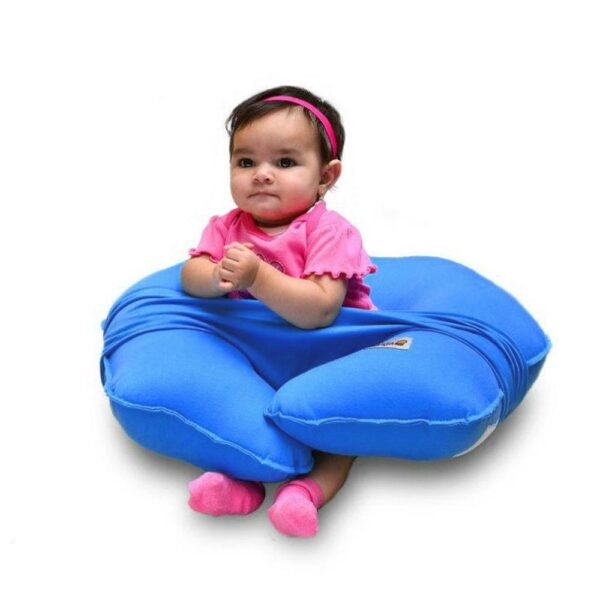 Almohada De Soporte Kunga Azul bebé sentado