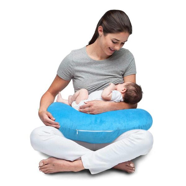 Almohada de Lactancia Celeste Mr & Mrs Lactancia