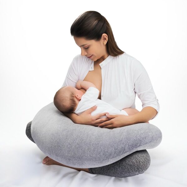 Almohada de Lactancia Gris Mr & Mrs lactancia