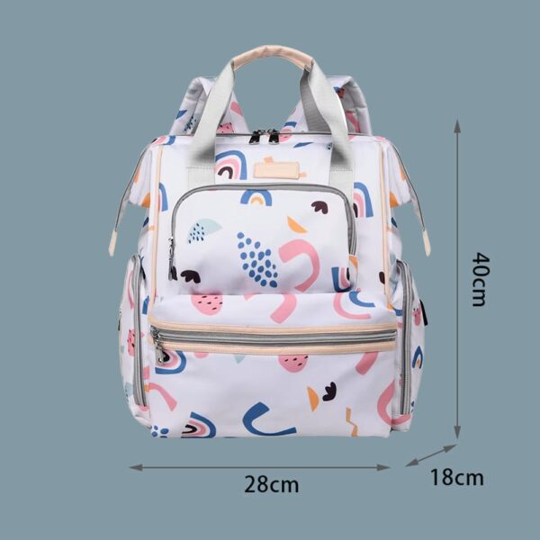 Pañalera Mochila Nappybag 6157 Creciendo Juntos medidas nueva imagen