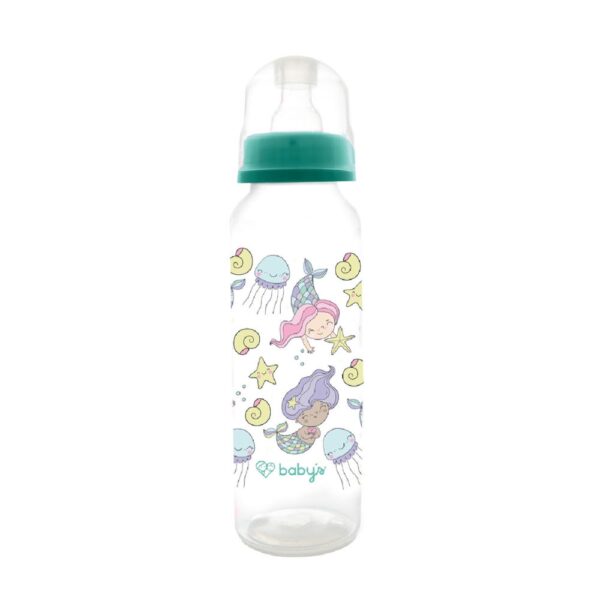 Biberón Babys 8 Oz Estampado Sirena Turquesa