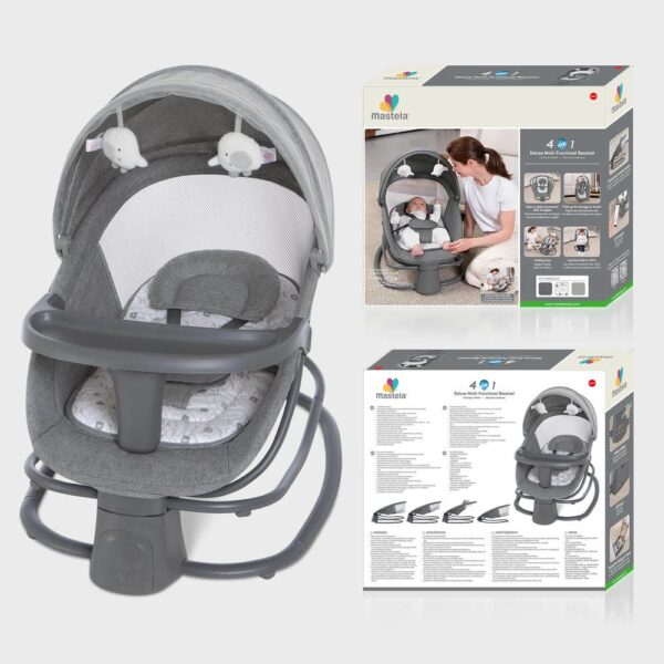 Mecedora Mastela 4 en 1 8085 Gris Claro caja