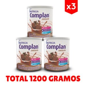 Suplemento Complan Chocolate x 400 gr combo x3