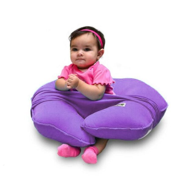Almohada De Soporte Kunga Morado uso sentado