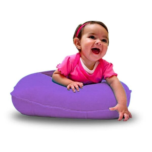 Almohada De Soporte Kunga Morado uso boca abajo